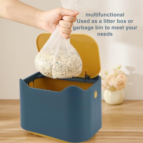 Jiawu Cat Litter Trash Can, Airtight Odor Control Press Seal Lid Cat Litter - Image 4