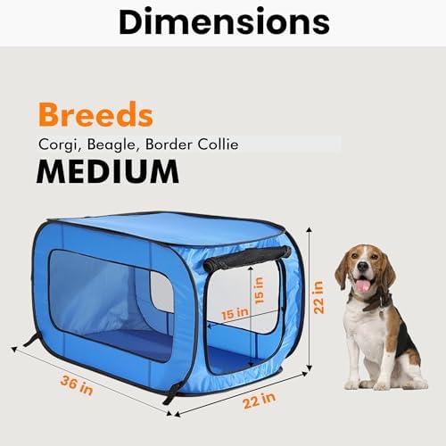 Portable Collapsible Pop Up Kennel - Image 2