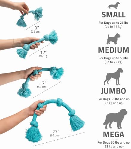 Playology Tug Rope Dog Toys for Medium Dogs - Image 5