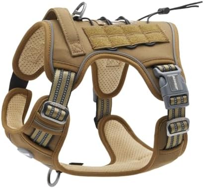 AUROTH Tactical Dog Harness Medium Sized Dog No Pull Adjustable Dog Vest by AurothPets