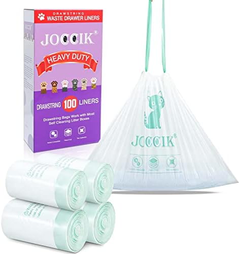 Drawstring Litter Box Liners Compatible by JOCCIK