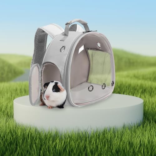 Guinea Pig Backpack, Space Capsule Bubble Window Small Animal Backpack - Image 5