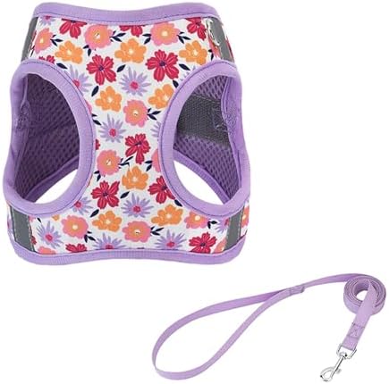 Small Dog Harness with Leash No Pull Step in Reflective Harness - Image 2