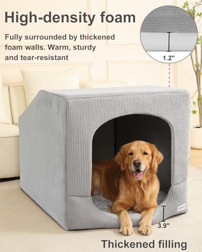 Hovicaed Indoor Dog House Extra Large Sized Dog Tent - Image 5