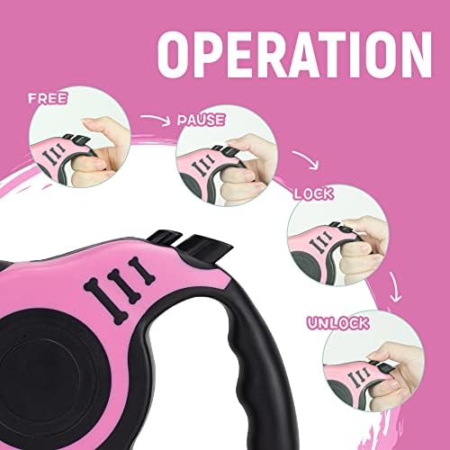 Retractable Dog Leash Automatic Telescopic Tractor Dog Tape - Image 3