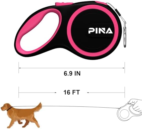 PINA Retractable Dog Leash, 16ft Dog Leash - Image 6