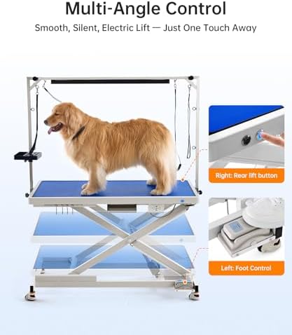 POLIMO Professional LED Electric Dog Grooming Table - Image 4