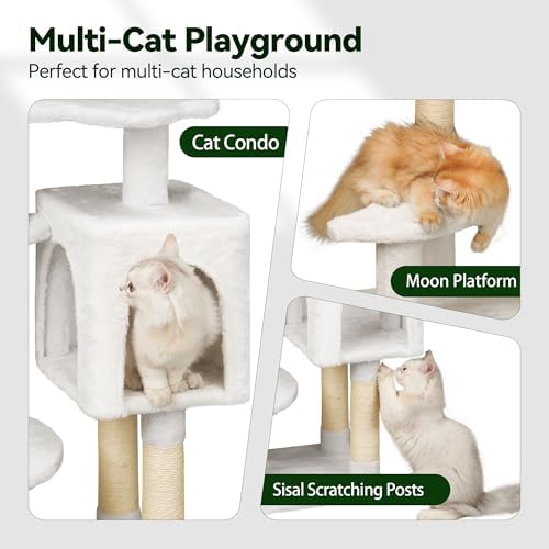 Meecal Cat Tree, 43In Cute Cat Tower - Image 5