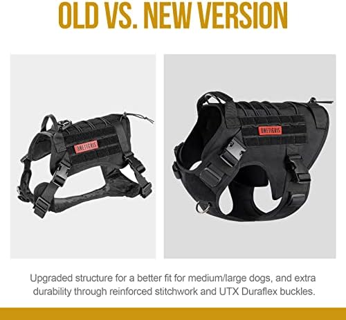 OneTigris Tactical Dog Harness Vest No-Pull Service Dog Vest - Image 4