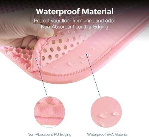 WePet Cat Litter Mat, Kitty Litter Trapping Mat, Honeycomb Double Layer Mats - Image 2