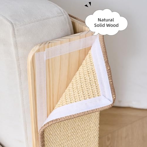 SHENGOCASE 2-Pack Sofa Corner Cat Scratching Post, 23.6" Tall, Replaceable - Image 6