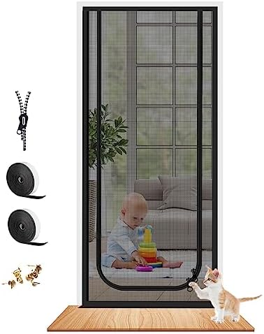 Dixutzi Reinforced Cat Screen Door Fits Door Size 36''x 80'', Heavy Duty Pets by Dixutzi