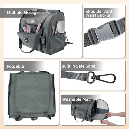 Lollimeow Expandable Large Cat Carrier Backpack, Supports up to 22 lbs - Image 6