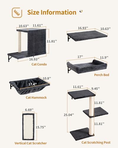 Aechonow Heavy Duty Cat Wall Shelves - Image 2