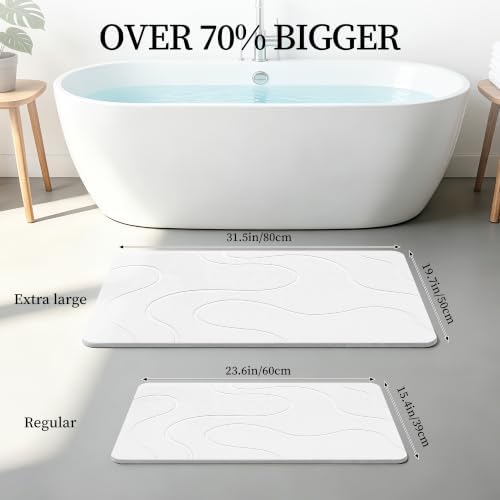 THMINS Extra Large Stone Bath Mat - Image 2