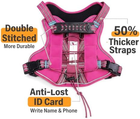 Dog Harness and Leash Set for Small Dogs, No Pull Tactical Dog Harness - Image 5