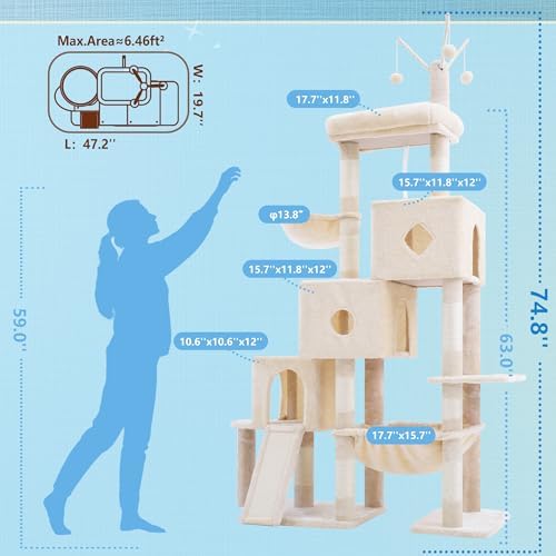 Hey-brother Cat Tree Tower - Image 2