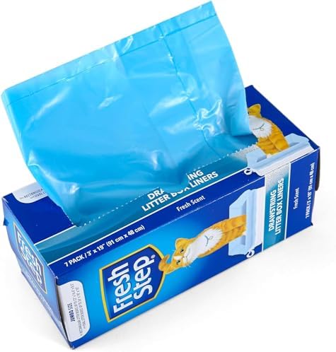 Fresh Step Drawstring Cat Litter Liners, 3 ft x 19 in, 7 Ct - Image 5