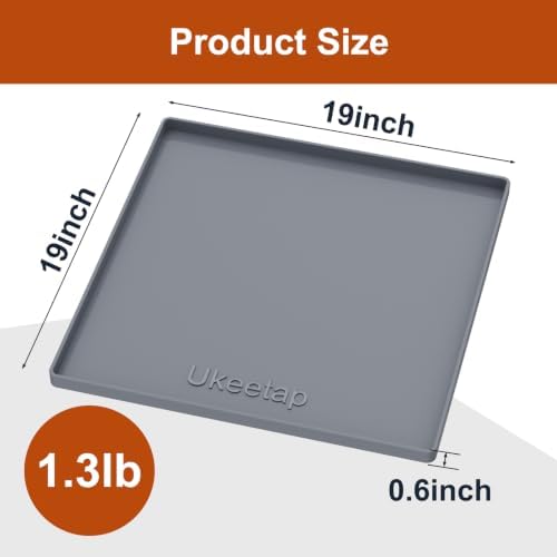 19" x 19" Extra Thick Silicone Mat Waterproof - Image 7