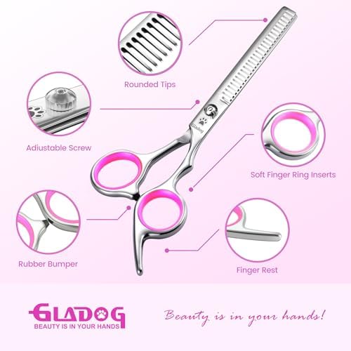 GLADOG Professional 4 in 1 Dog Grooming Scissors Set - Image 2