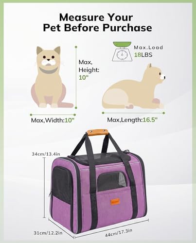 Morpilot Cat Carrier Soft for Large Medium Cats and Puppy up to 20lbs - Image 6