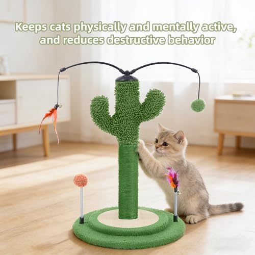 YUNIQUE Cactus Cat Scratching Post - Image 7