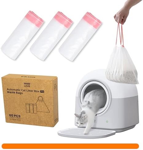 ABRCT Waste Bags for Self-Cleaning Litter Box Automatic Electronic Hands-Free by ABRCT