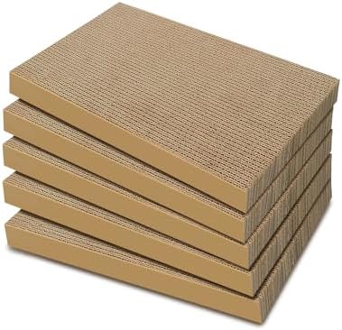 Cat Scratcher 5-Pack Refills, Large Cardboard Pads by AGYM