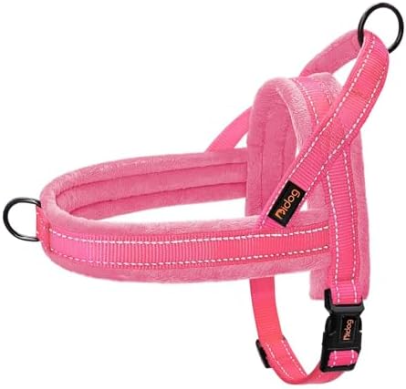 Didog No Pull Dog Harness for Small Dogs, Soft Flannel Padded by Didog