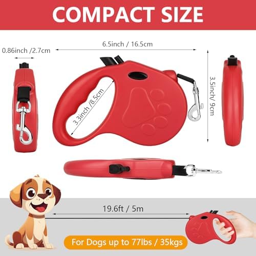 Retractable Dog Leash, 16ft Dog Walking Leash - Image 2