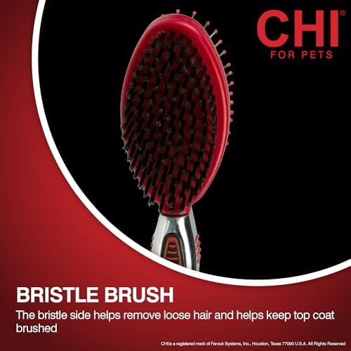 CHI for Dogs Double-Sided Pin and Bristle Dog Brush - Image 3