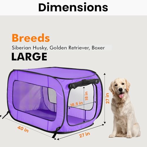 Portable Collapsible Pop Up Kennel - Image 2