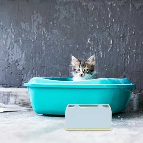 POPETPOP Cat Scoop Holder Cute Cat Shaped Litter Scoop Base Organizer - Image 3