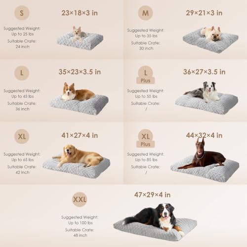 EHEYCIGA XXL Dog Bed 47x29 Inch, Extra Large Pet Beds - Image 3