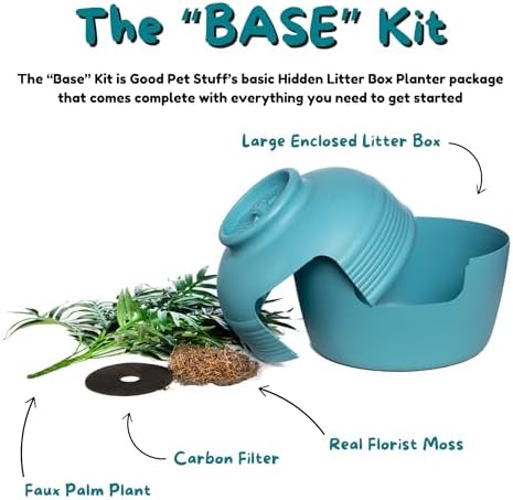 Good Pet Stuff Original Hidden Litter Box Planter, Decorative Cat Litter - Image 6
