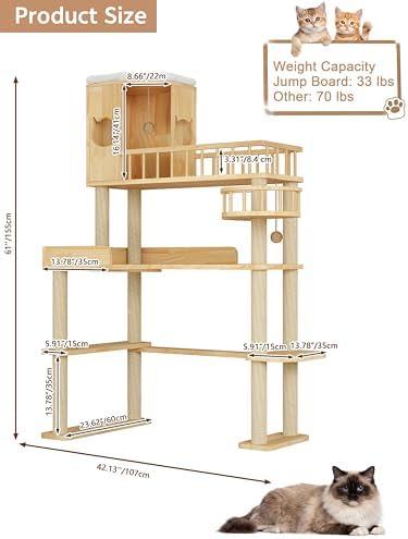 Corner Cat Tree for Automatic Litter Box, 6 Tier Cat Tower - Image 2