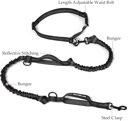 Mile High Life Hands Free Leash, Waist Leash - Image 4