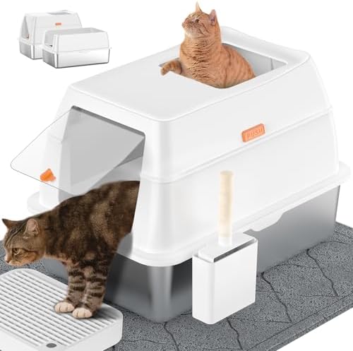 Stainless Steel Litter Box by Lovebegetslove