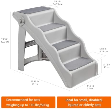 Amazon Basics Foldable Non-Slip Pet Stairs - Image 4