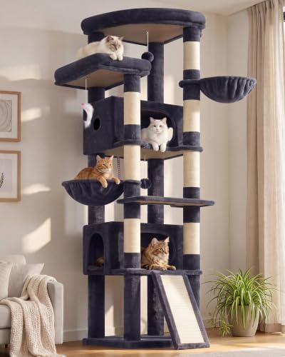 Globlazer 80in Tall Extra Large Heavy Duty Corner Cat Tree Tower by Globlazer