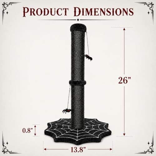 Gothic Cat Scratching Post - Image 7