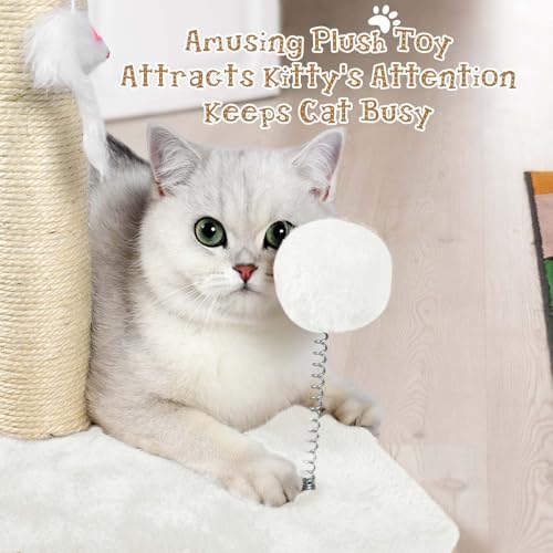 ANWA 32" Tall Sisal Cat Scratching Posts Tree - Image 3