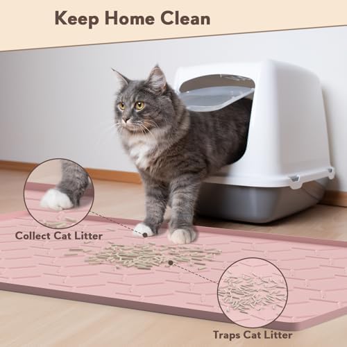 Garoopion Silicone Cat Litter Mat Large 40" X 28" - Image 3