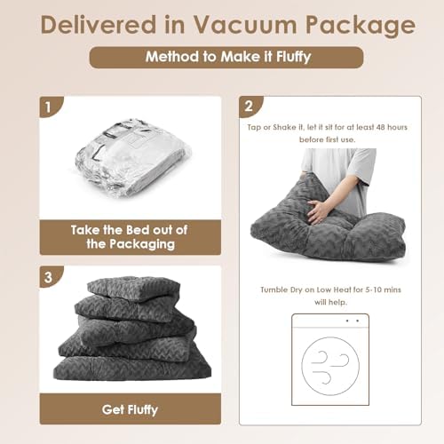 EHEYCIGA Washable Dog Beds Medium Sized Dog, 29x21 Inch Pet Bed - Image 4