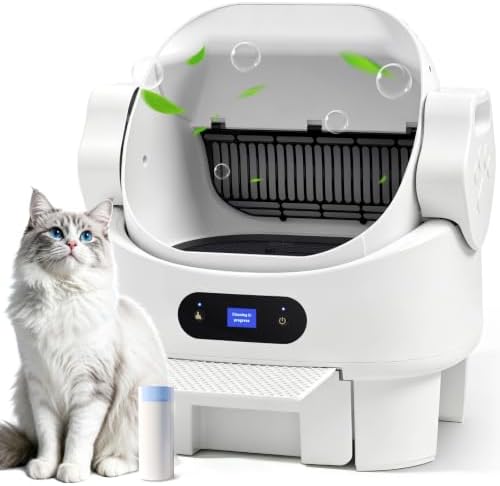 Self Cleaning Open Top Automatic Multiple Cat Litter Box by OneBug
