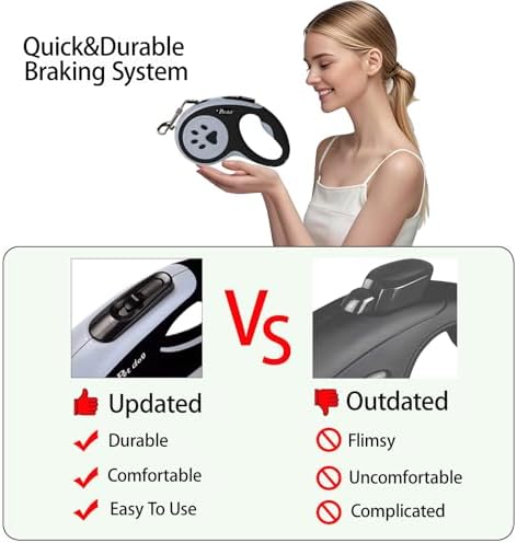 5M/16FT Retractable Dog Leash for Small Medium Dog - Image 4