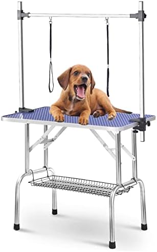 36" Dog Grooming Table Foldable Pet Grooming Tables by TRODEP