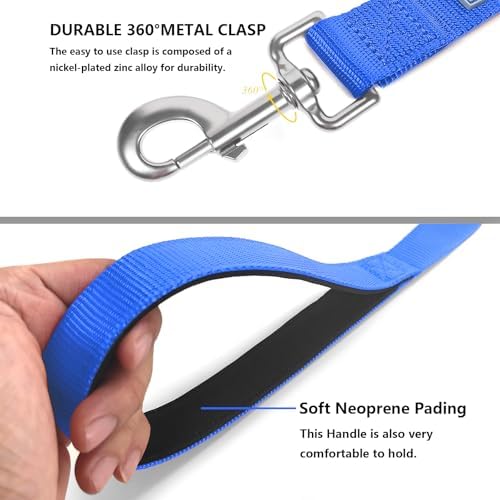 6 FT Reflective Dog Leash for Medium Dogs - Image 4