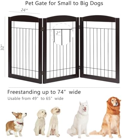 PAWLAND Extra Wide Foldable Dog gate - Image 5