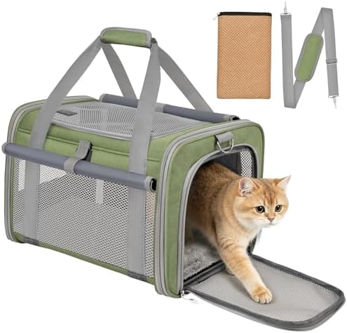 Soft Cat Carrier for Anxious Pets by ZENTREON